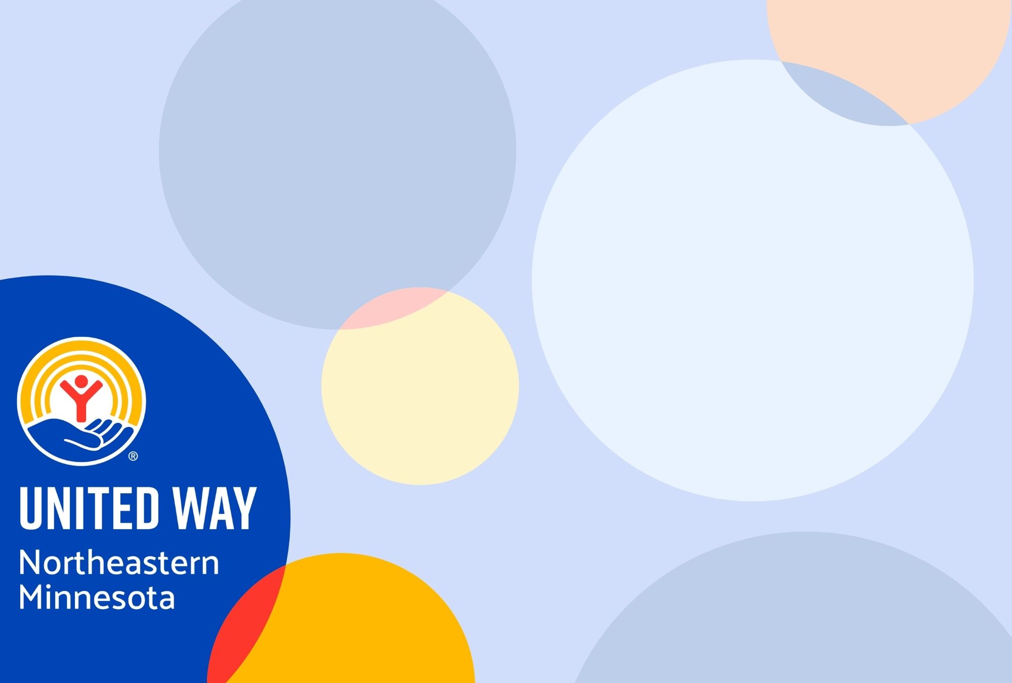 Multicolored connecting circles 