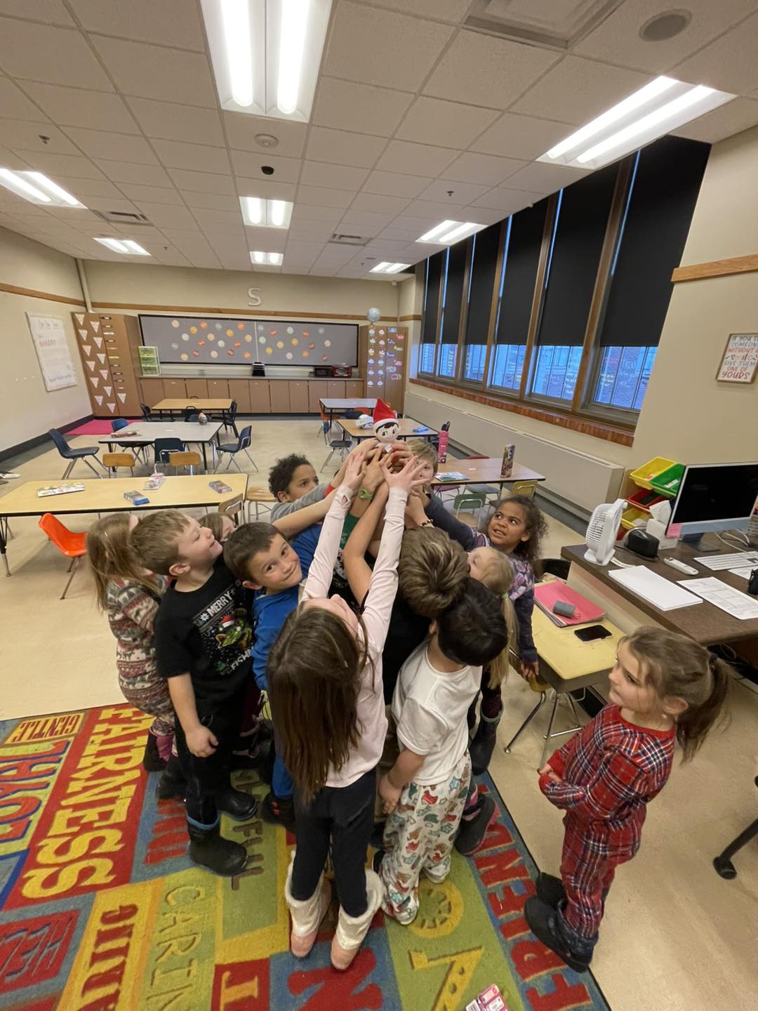 Boys and Girls Club of Hibbing students high five