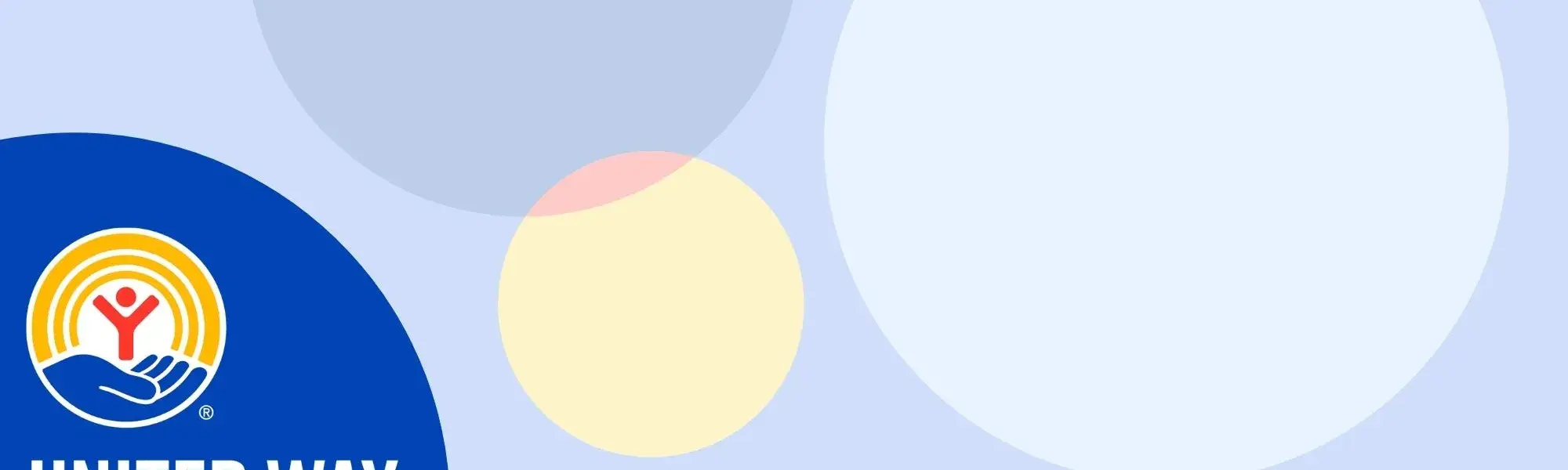 Multicolored connecting circles 